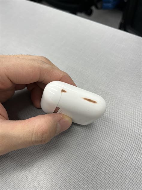 are my AirPods burning? Noticed these marks yesterday (I’m positive it