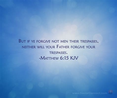 Matthew 6:15 King James Version | Kjv, Scripture images, Scripture