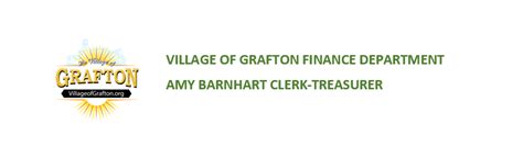 finance department village  grafton
