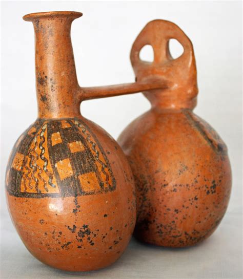 Inca Period Linked Ceramic Vessels For Sale at 1stDibs