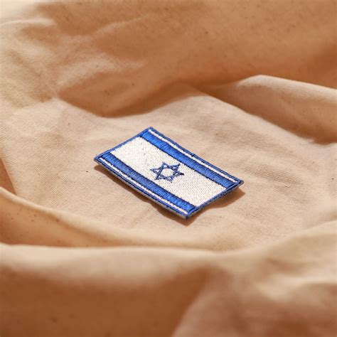 Premium Quality Israel Flag Patch, Embroidered Israel Flag Patch for ...