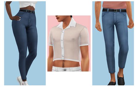 AxA 2019 | 36 CAS Items for Male & Female Sims... : AHarris00Britney