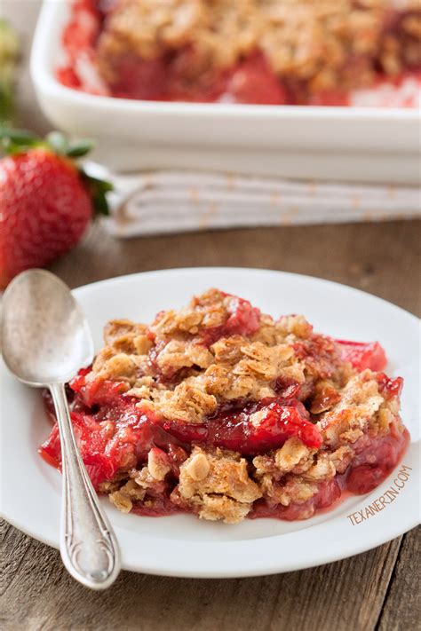 vegan-gluten-free-strawberry-rhubarb-crumble-1 - Texanerin Baking