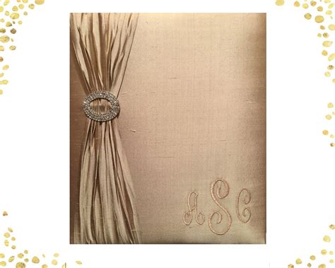 custom wedding book wedding memory book guest book monogrammed wedding