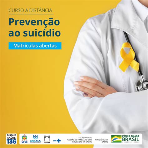 Como Fazer Suicidio - Prevenção ao suicídio é tema de novo curso da UNA-SUS/UFSC - Notícia ...