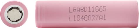LG LGABD11865, ICR18650D1 18650 Pink White