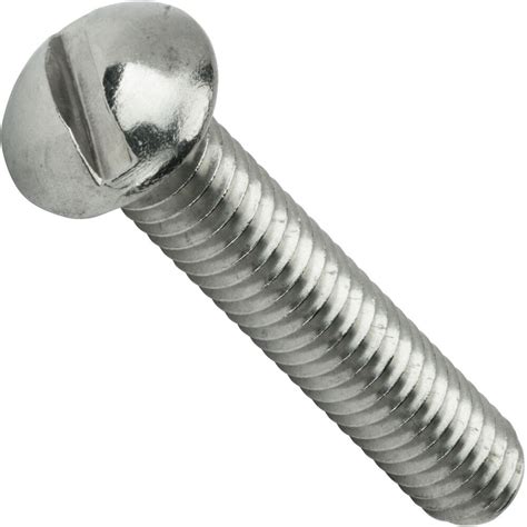 mild steel full thread ms slotted  head machine screw packaging