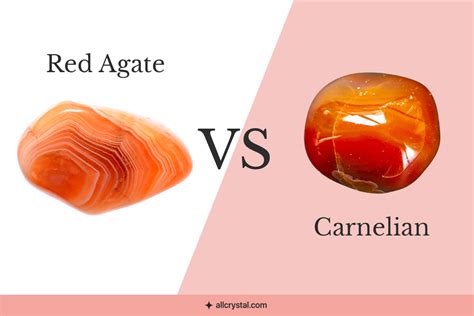 What Is the Main Difference Between Red Agate and Carnelian?