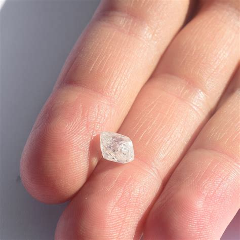 2.10 carat oblong bright white rough diamond freeform crystal – The Raw ...