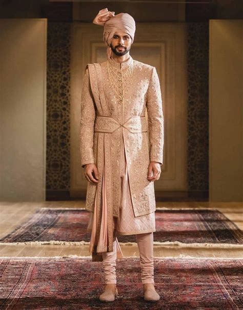 Indian Wedding Sherwani for Groom - Straight, Anarakali & Short ...