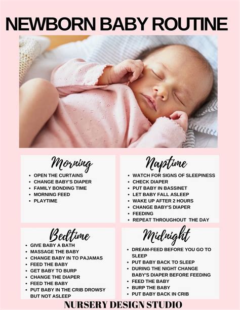 16 BEST NEWBORN BABY SLEEP TIPS AND PRINTABLE CHECKLIST | Baby routine ...