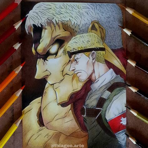 Reiner braun/ titã blindado 💀⚡️| Desenho concluído ️ ️🏾 | Desenhos ⭐⭐⭐⭐