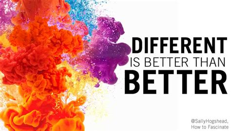 Different is BETTER than Better - SpeakersOffice