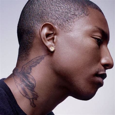 Pharrell Williams Neck Tattoo