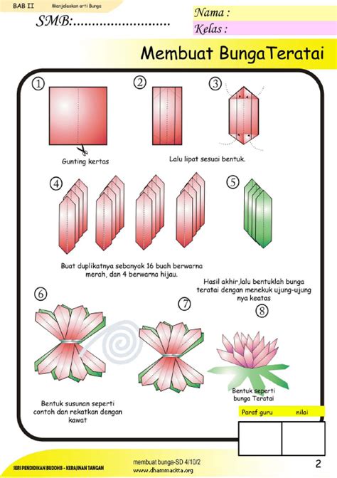 sharing: Kerajinan Tangan - Membuat Bunga Teratai