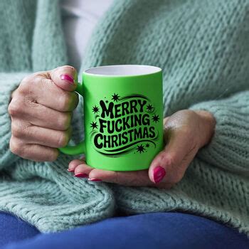 merry fucking christmas christmas mug  bettie confetti