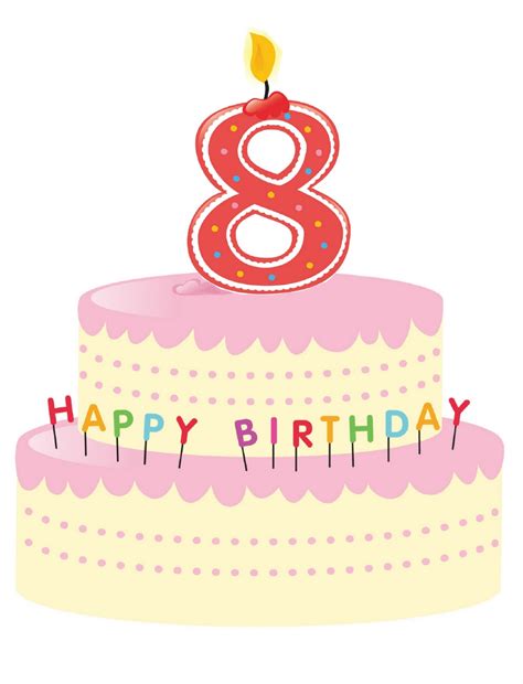 8 year old birthday clipart 10 free Cliparts | Download images on ...
