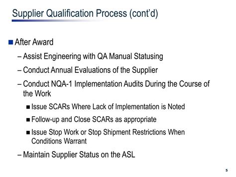 wtp supplier qualification process april   powerpoint