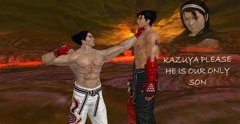 Kazuya VS Jin by DragonWarrior-H on DeviantArt