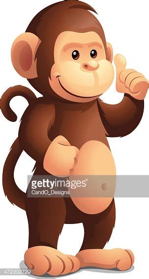 Monkey: Thumbs Up Stock Clipart | Royalty-Free | FreeImages