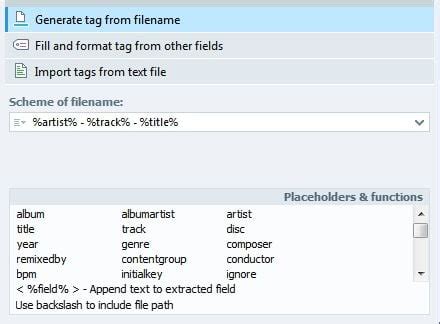 tag  files   filenames journey bytes
