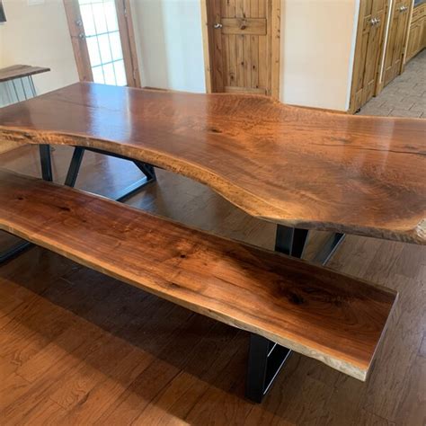 slab dining table etsy