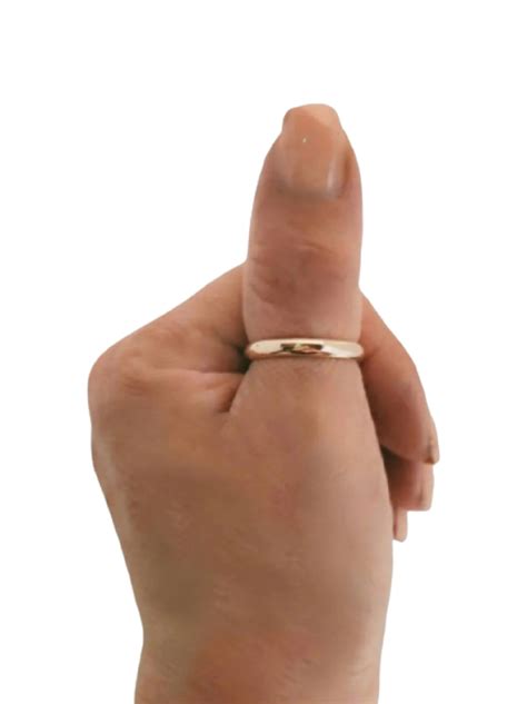 Thumb Ring, Gold Thumb Ring, 14K Gold Filled thumb Ring, 3mm, Gold