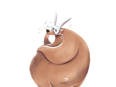bunny bear  anastasiia andreieva  dribbble