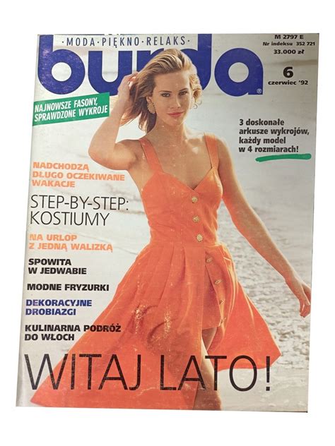 BURDA 6/1992 - 13559610572 - oficjalne archiwum Allegro