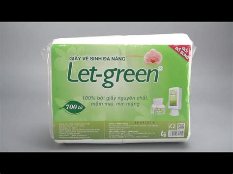 Khăn giấy Let-green 2 lớp 700 tờ giá tốt tại Bách hoá XANH