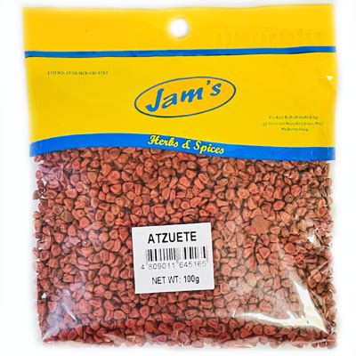 Jam's Atsuete Annatto Seeds 100g - FilFoods