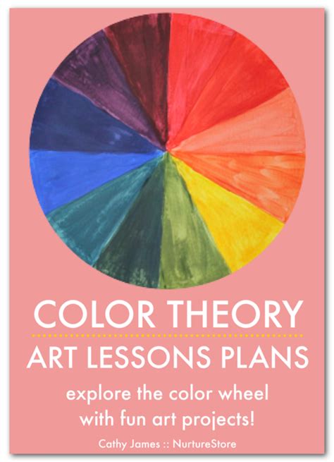 How to paint a color wheel art lesson for children - NurtureStore