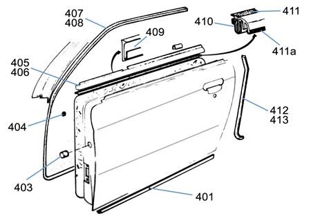 door trim seals bmw classic parts  csi