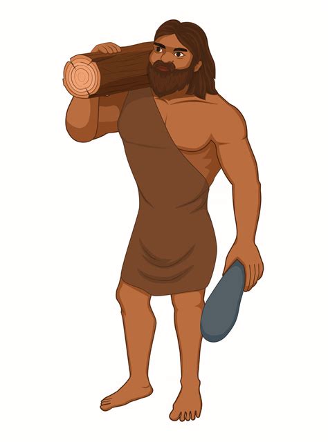 A caveman clipart vector design 2513727 Vector Art at Vecteezy