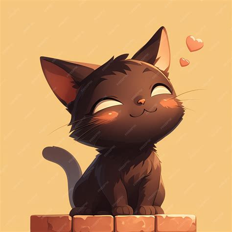 York Chocolate Cat Sitting on a High Shelf | Premium AI-generated vector