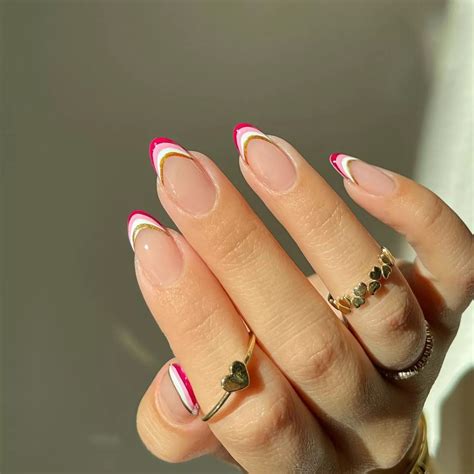 french manicure ideas with color