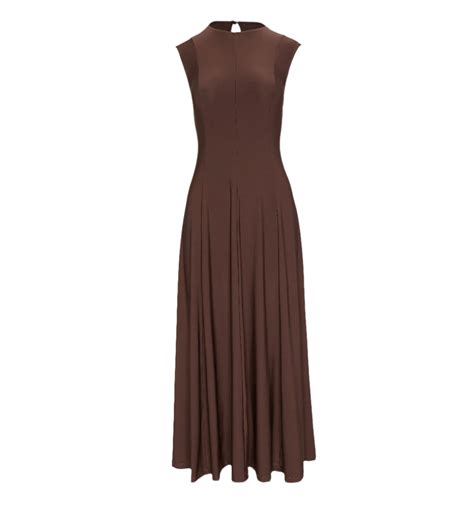 The Mila Dress - Chocolate Jersey – Hill House Home