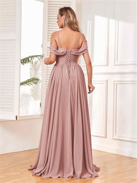Floor Length and Asymmetrical Terracotta Bridesmaid Dresses & Gowns