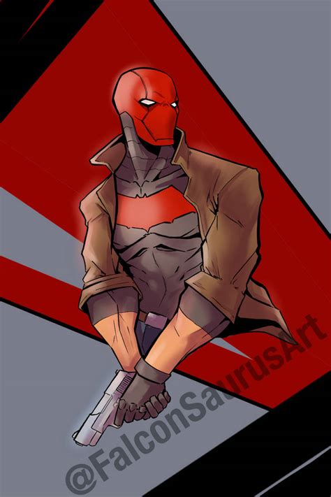 Red Hood Fanart by FalconSaurusArt on DeviantArt