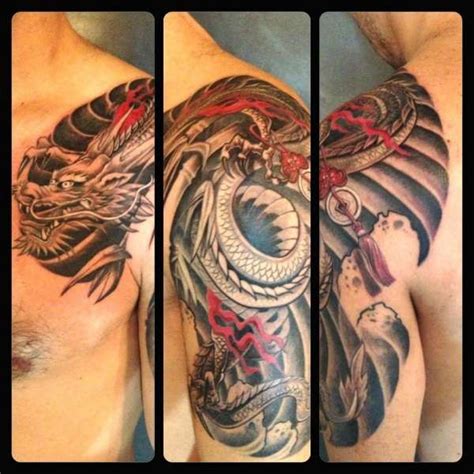 Lucky Dragon tattoo | Dragon tattoo, Tattoos, Picture tattoos