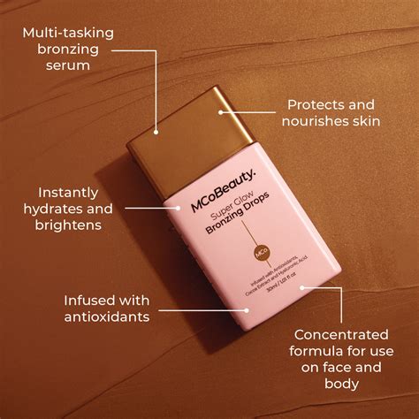super glow bronzing drops mcobeauty international