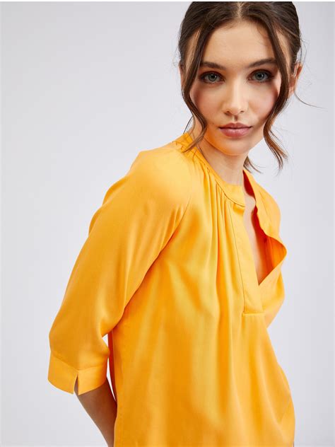 Orangefarbene Damenbluse ORSAY | Orsay.at - Der offizielle E-Shop der ...
