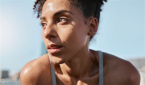 how to protect hair from sweat during exercise