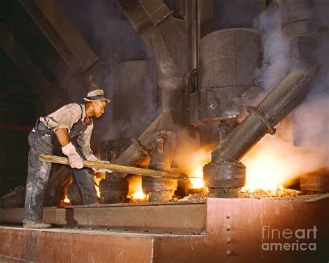 Smelting Furnace 1942 Photograph by Padre Art