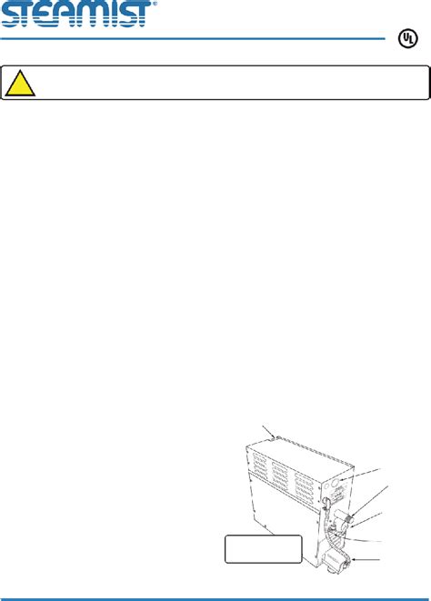 Steamist SM-11 Portable Generator Installation instructions PDF View/Download