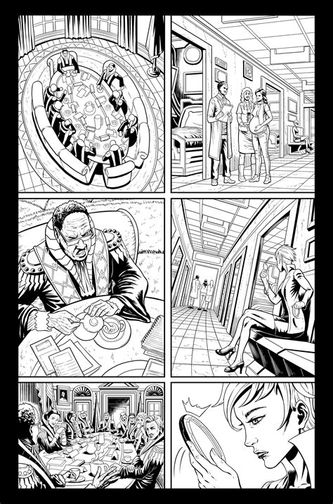 Black and White comic on Behance