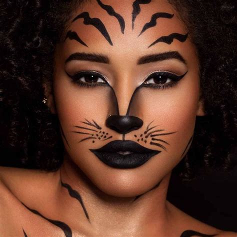 Become wild like a tiger this halloween with this Wild Tiger face ...