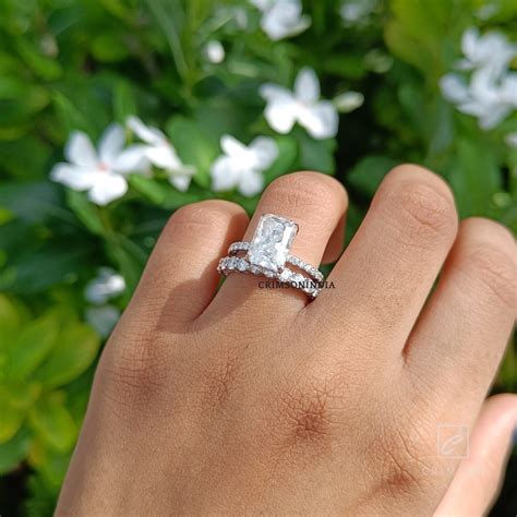 wedding band ideas for radiant cut 11