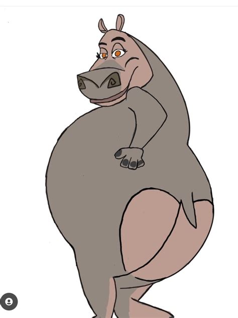 Gloria the hippo from Madagascar by madartist1999 on DeviantArt