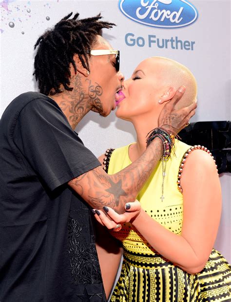 Amber Rose And Wiz Khalifa Beach